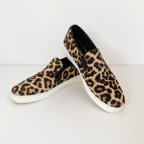 michael kors animal print trainers
